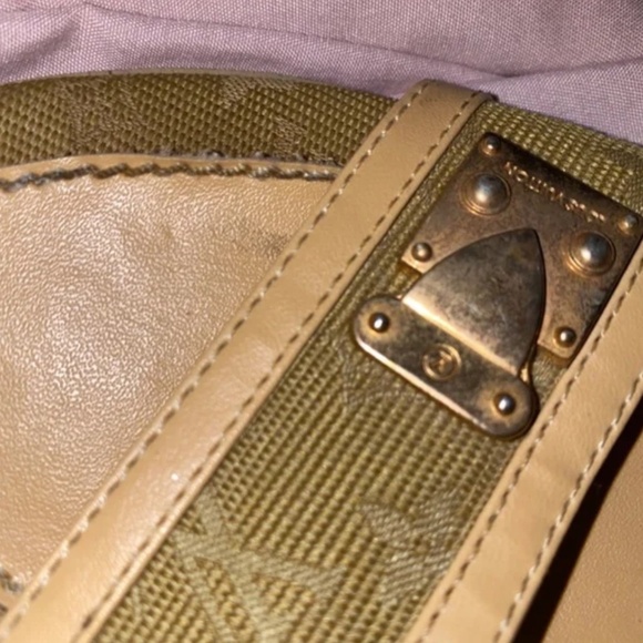 Louis Vuitton Canvas Denim Kitten Heels - Picture 2 of 5